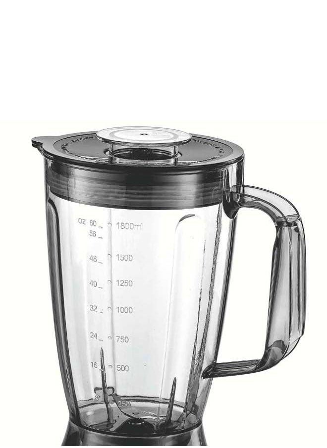 BLACK&DECKER - 5-in-1 Food Processor FX775-B5 with 750W Powerful Motor, 2L Processing Bowl & 1.8L Blender Jar, Durable Stainless Steel Blades, 34 Multi-Functional Settings for Chopping, Slicing, Shredding & More, Compact Design – Black - Image 1