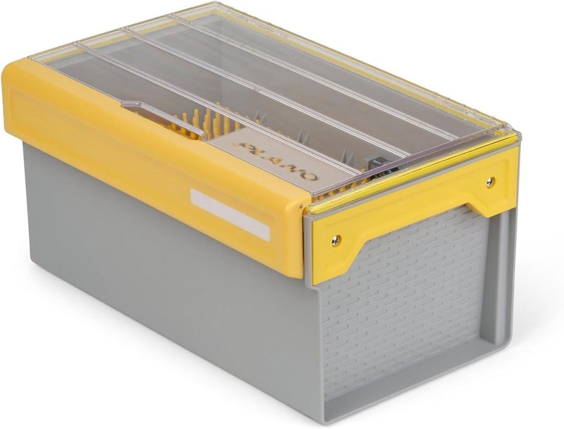 PLANO Edge Master Crankbait XL Tackle Storage | Premium Tackle Organization with Rust Prevention, Clear/Yellow - Image 1