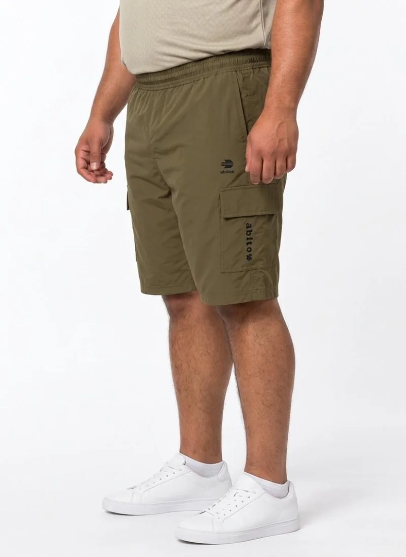 Abitos Weekend Warrior Plus Size Cargo Shorts Olive Green