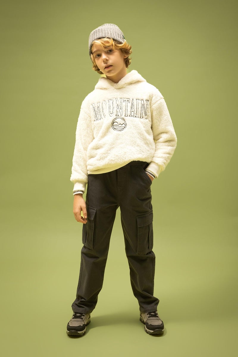 DeFacto Boy Cargo Fit Gabardine Trousers  - Image 1