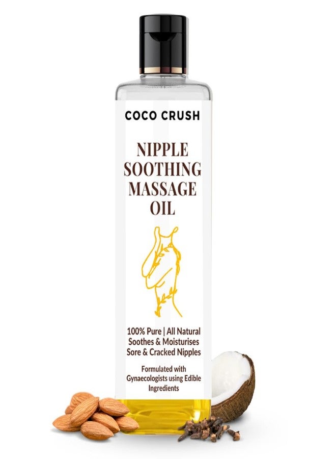COCO CRUSH Natural Nipple Care Oil | Gentle Moisturization & Nourishment | Safe for Nursing Mothers (50ML)
