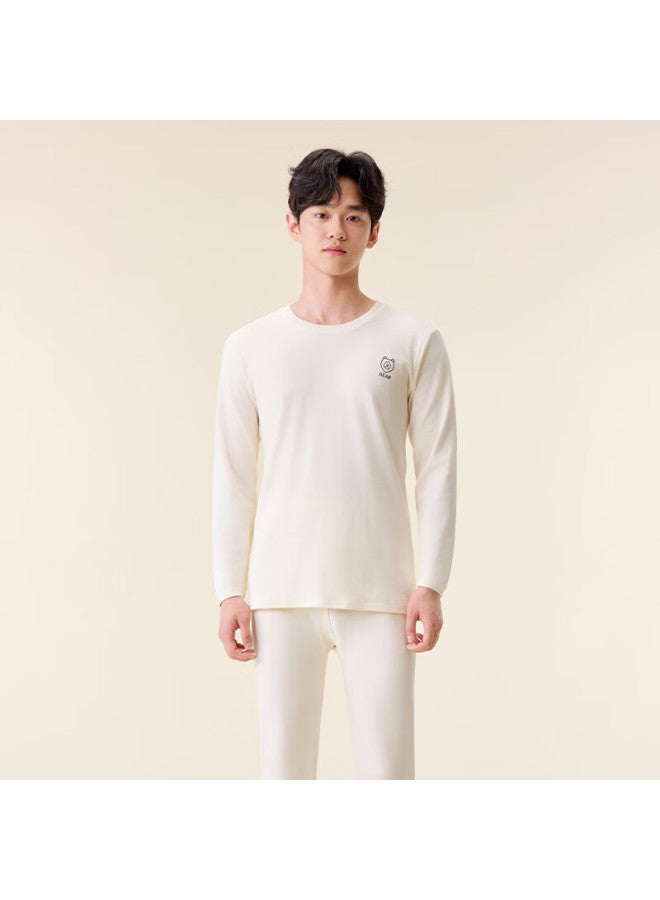 Hodo Uni Cotton Thermal Underwear Set Autumn Long Johns Youth Base Layer Warm Cotton Sweater N2101 White 185 - Image 2