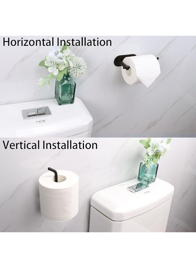 TocTen حامل ورق تواليت ذاتي اللصق - حامل ورق تواليت من الفولاذ المقاوم للصدأ بدون حفر للحمام أو المطبخ أو المكتب | مقاوم للصدأ، سهل التركيب، حامل مناديل عصري لاصق للأسطح الملساء - Image 5