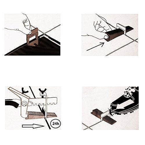 Xgunion Tile Leveling System Clips - 400 Pcs Clips(1/8" (3mm)) - Image 5