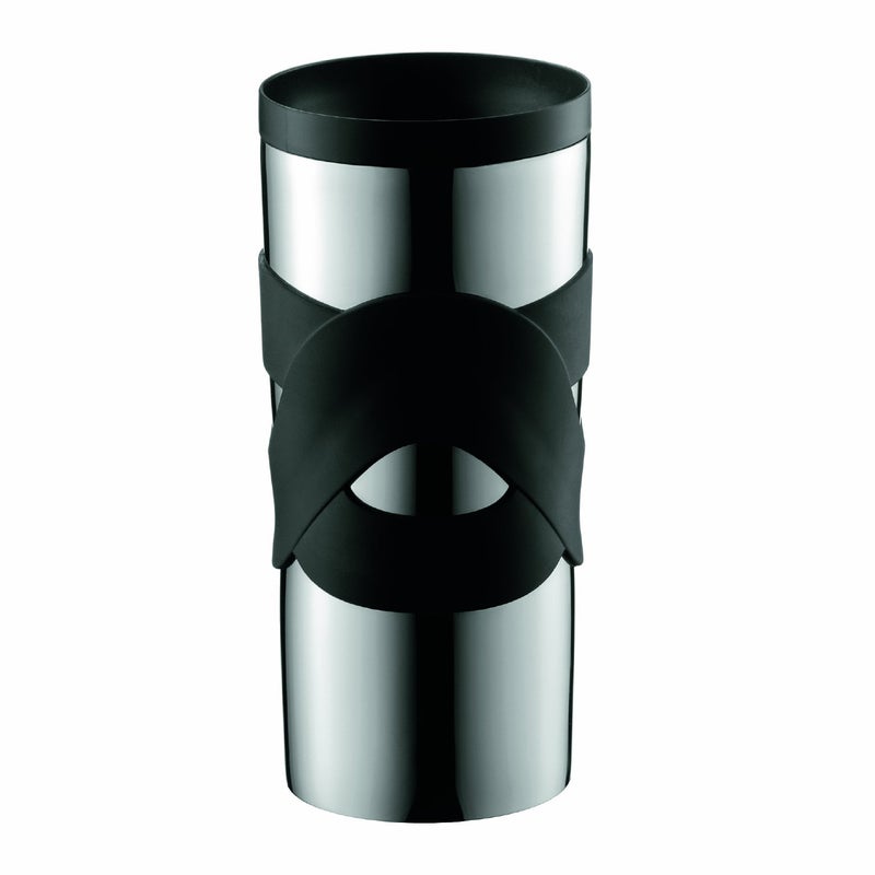 BODUM Stainless Steel Travel Vacuum Mug - Black - Image 1