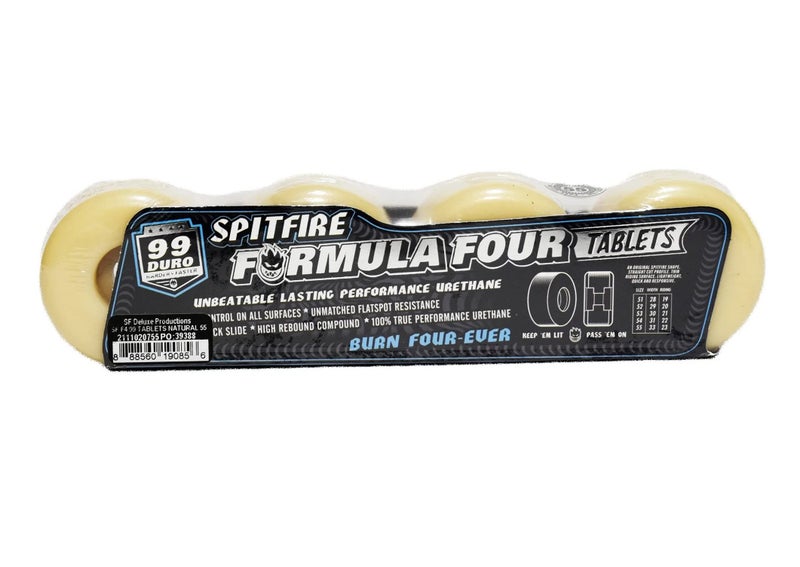 SPITFIRE Spitfire Formula Four 99D Tablet Skateboard Wheels - Set of 4 (55mm)  - Image 2