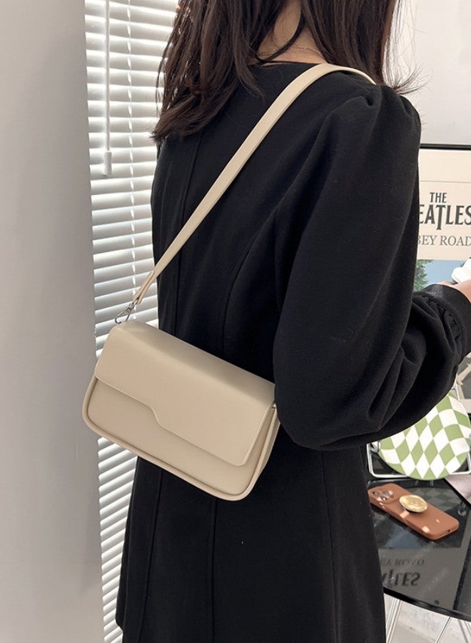 WAOKN Women's Flip-top Fashion Shoulder Bag, Compact Crossbody Bag for Women Waterproof Multipurpose Shoulder Bag Handbag for Travel Dating Shopping Retro Purse Bag with Detachable Strap Fashion Satchel  - Image 4