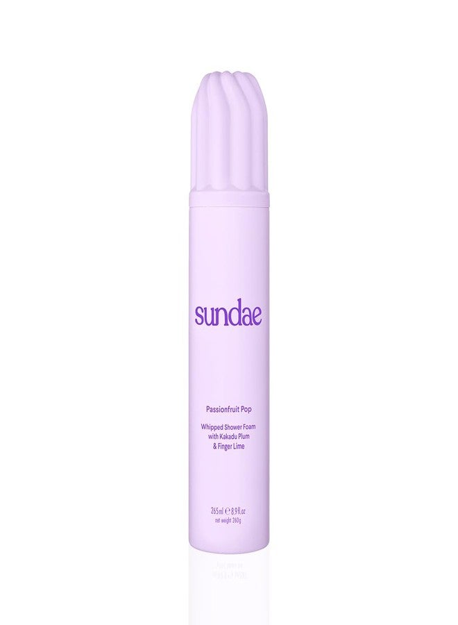 sundae Whipped Shower Foam Passionfruit Pop with Kakadu Plum & Finger Lime 8.9 oz. 365ml - Image 1
