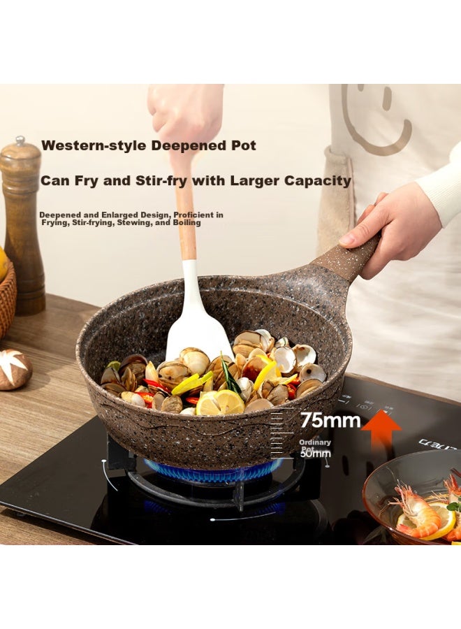 Amercook Non-stick Stone Coated Frying Pan For Eggs And Steaks, Suitable For Electric And Gas Stoves - Image 2
