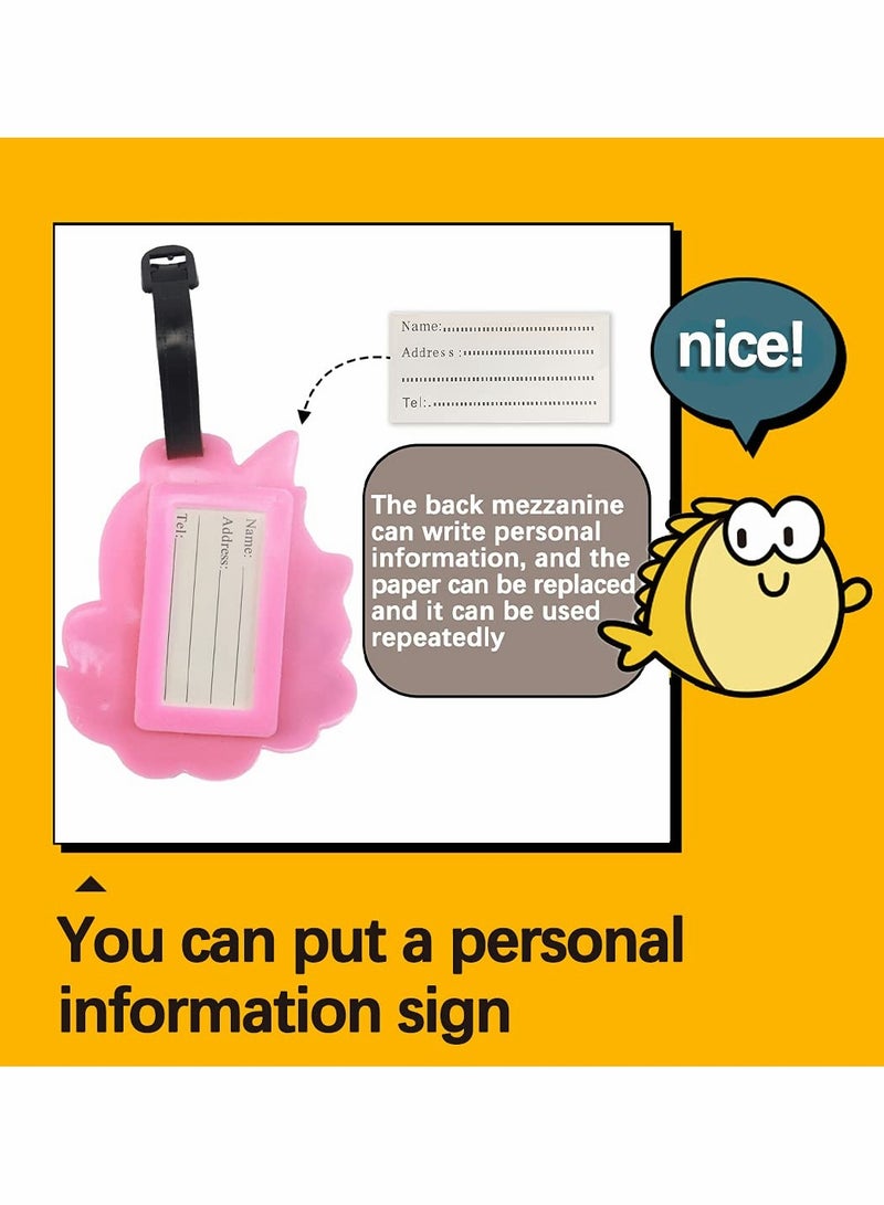 إكسفور الأمتعة التسمية ، 4 قطعة الأمتعة التسمية مجموعة ، حقيبة السفر التبعي - Image 4