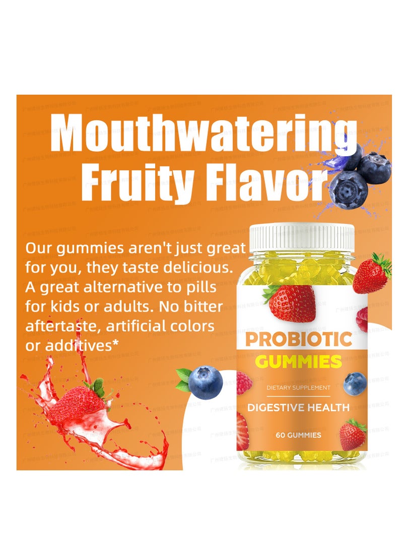Sweets Probiotic Gummies| Digestion & Metabolism | Probiotics, Prebiotics, Botanicals & Vitamins - 60 Gummies - Image 2