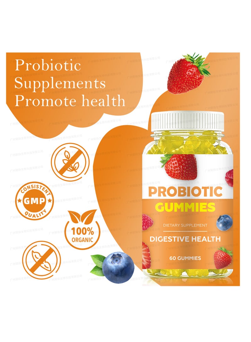 Sweets Probiotic Gummies| Digestion & Metabolism | Probiotics, Prebiotics, Botanicals & Vitamins - 60 Gummies - Image 3