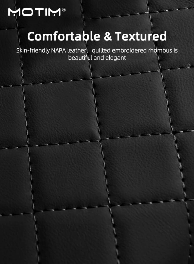 Motim Car Armrest Center Console Cover with Tissue Box, Storage Bag, Cup Holder & Heightening Pad 4 IN 1, Center Console Organizer, Suitable for Most Vehicle, SUV - Image 5