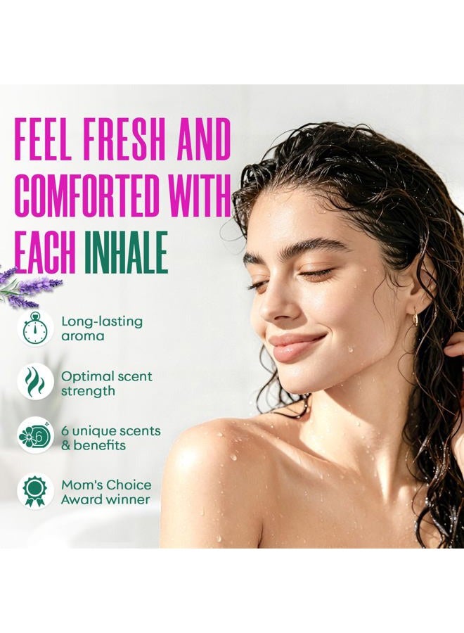 FEIFAN SHOWER Shower Steamers Aromatherapy, Basket Set for Mothers Day Gifts for Mom, 18-Pack Shower Bombs Organic Eucalyptus Mint Rose Lavender Chamomile Watermelon Essential Oil, Birthday Gifts for Women Wife - Image 4
