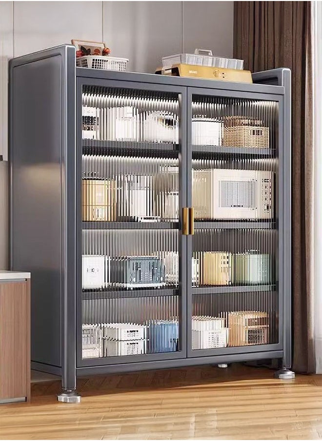 LEDIN Kitchen Side Cabinet Floor to Floor Multi-layer Kitchen Multifunctional Shelf Living Room Storage Cabinet  - Image 2