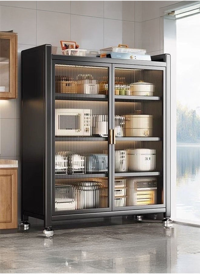 LEDIN Kitchen Side Cabinet Floor to Floor Multi-layer Kitchen Multifunctional Shelf Living Room Storage Cabinet  - Image 5