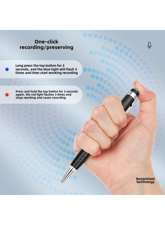 مبيعات مباشرة، مسجل قابل للكتابة سعة 32 جيجابايت، تسجيل عالي الدقة بنقرة واحدة، مسجل متعدد الوظائف ذكي للتحكم الصوتي، اللون: فضي، السعة: 32 جيجابايت - Image 2