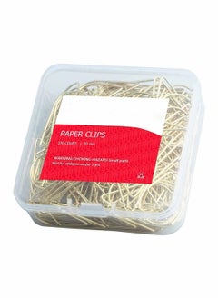 Y&D 100 Pieces Gold Cute Paper Clips Smooth Stainless Steel Drop-Shaped Wire Paperclips for Office Supplies Wedding Women Girls Kids Students  - Image 1