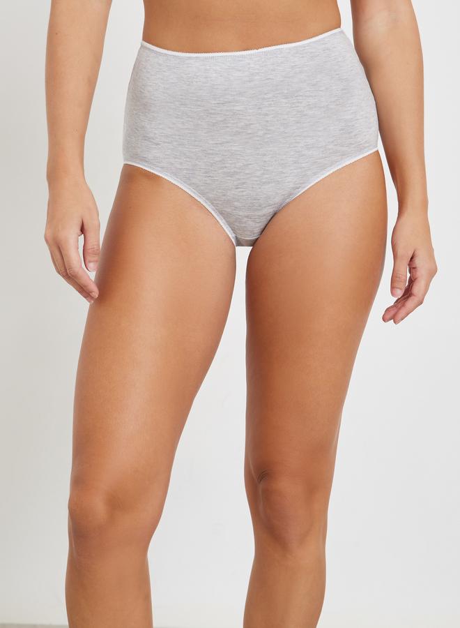 Styli Pack of 5 - Cotton Solid Full Briefs - Image 5