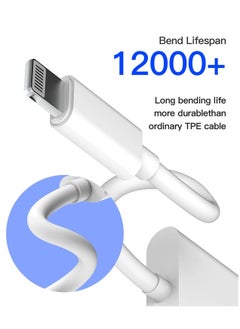 ELTRAZONE Iphone AUX Adapter for Headphone Jack Dongle Cable 2 in 1(2pack)Lightning to 3.5mm Splitter Charger Audio Cord Adaptador Para Apple MFI Certified Music Earphone Converter for 7 8 X Xr 13 12 11 Pro Ma  - Image 4