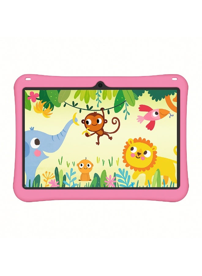 MODIO TAB Modio M25 Kids Tablet – 10.1 Inch HD Display, Android 13, 8GB RAM + 512GB Storage, 8000mAh, Dual Camera, 5G WiFi, with Pen, Watch & Stickers (Pink) - Image 3