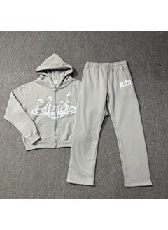 Mens Broken Planet Hoodie Sweatshirt Suit Grey suit