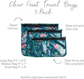 بمبكنز Transparent Travel Bag - Jungle