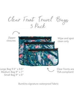 BUMKiNs Transparent Travel Bag - Jungle  - Image 5