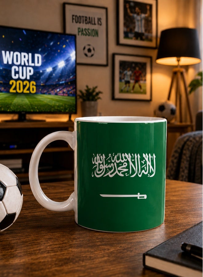 Share the Love Saudi Arabia, Fifa World Cup 2026, Coffee Mug - Image 2
