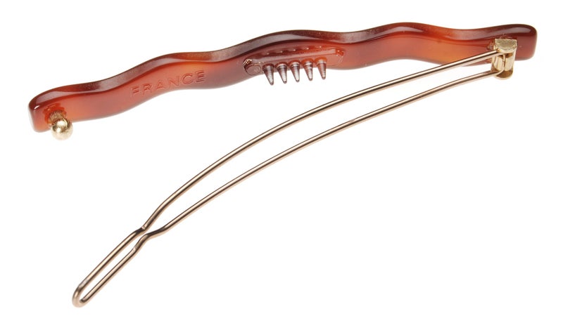 France Luxe Wavy Tige Boule Barrette - Tortoise - Image 3