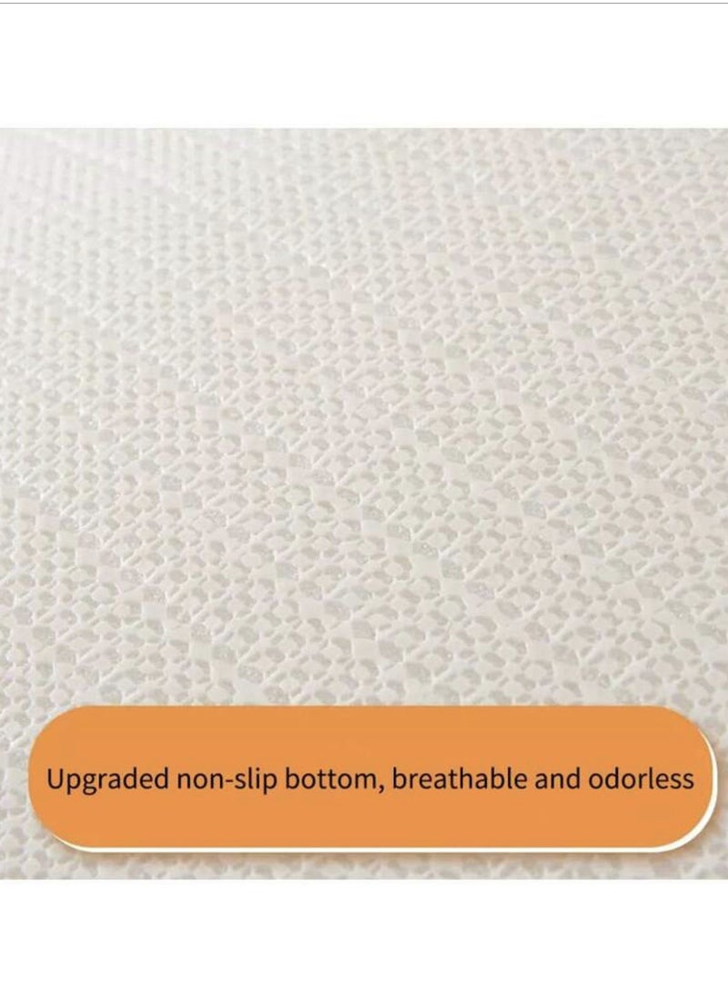 Kutis 3-Pieces European Simple Style Toilet Floor Mat Suit Bathroom Carpet Set Polyester Fiber Black  - Image 4