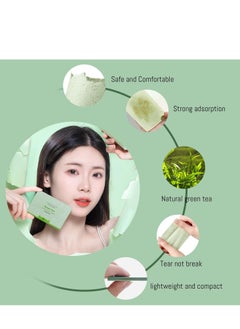 SYOSI 200Counts Oil Blotting Paper, Green Tea  Sheets for Oily Skin, Natural Bamboo Charcoal Unisex Control Film Men and Women Easy Take Out Design, Premium Absorbing  - Image 4