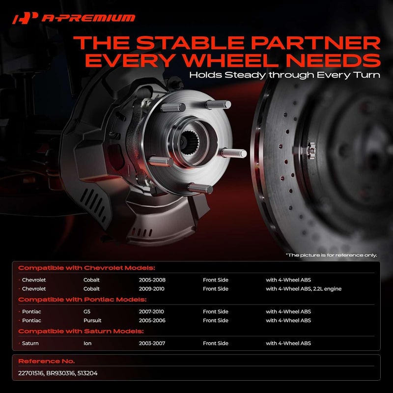 A-Premium Wheel Hub and Bearing Assembly - Image 2