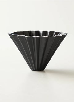 Ceramic Dripper M with Plastic Holder - Pour Over Coffee Maker - Compatible with VCF-02 and Wave 185 filters - Color Matt Black