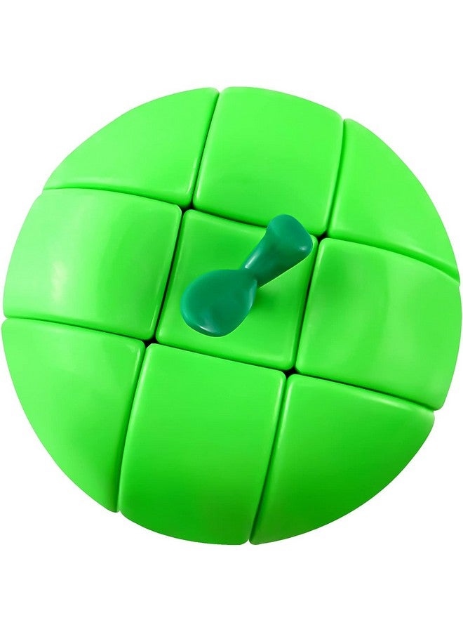 Kiditos YJ Apple Fruit Shaped Cube 3x3 Puzzle Realistic Fruit Magic Speed Cube Puzzle, Green - Image 2