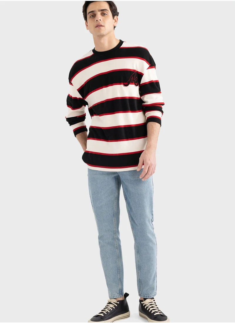 DeFacto Color Block Sweatshirt