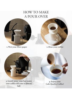 LKTOCAFT V60 Immersion Dripper,Dual-Use Pour Over Coffee Maker with Leak-Proof Valve, One-Click Release, Includes V02 Filters Paper & Pot  - Image 5