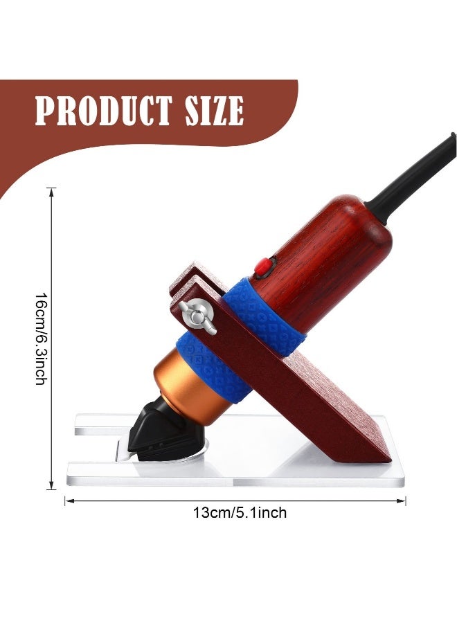 SYOSI Shearing Guide for Carpet Trimmer, Rug Tufting Carver Holder Base, Acrylic Shearing Guide for Rug Tufting to Keep Your Rug Surface Uniform Excluding Carpet Trimmer  - Image 2
