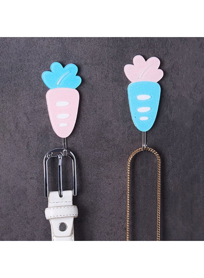 Chahua Adhesive Hooks, No Drilling Required, Strong Sticky Bathroom Hooks, Nail-free Toilet Organizer Hangers, Pack Of 2 - Image 3