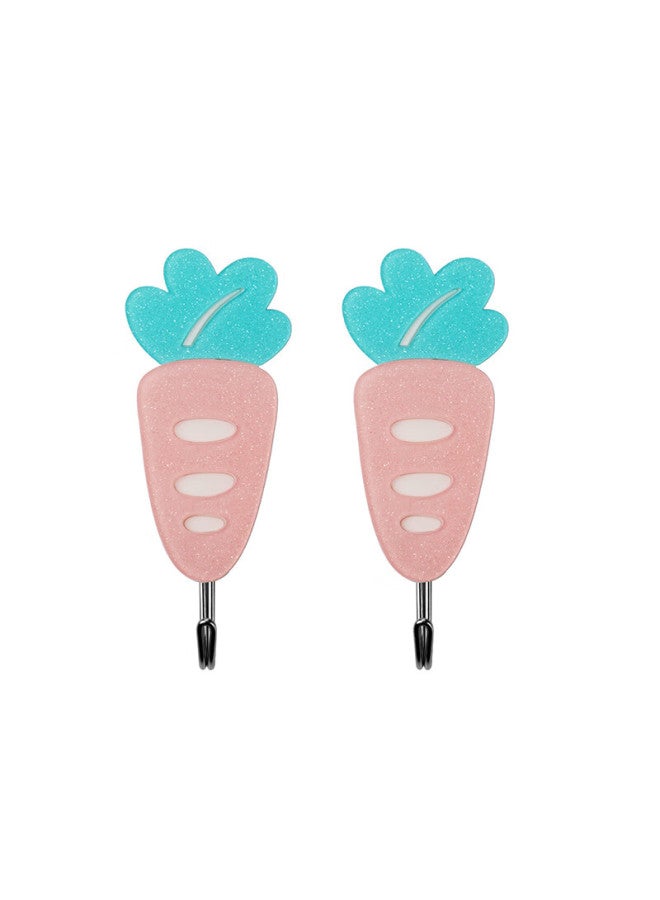 Chahua Adhesive Hooks, No Drilling Required, Strong Sticky Bathroom Hooks, Nail-free Toilet Organizer Hangers, Pack Of 2 - Image 4