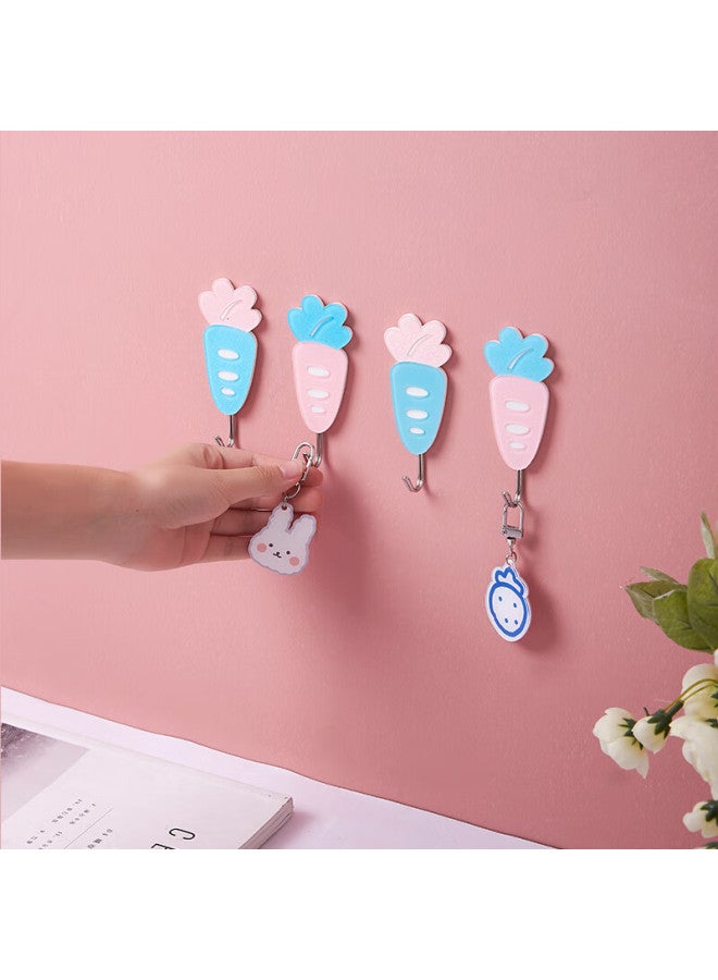 Chahua Adhesive Hooks, No Drilling Required, Strong Sticky Bathroom Hooks, Nail-free Toilet Organizer Hangers, Pack Of 2 - Image 1