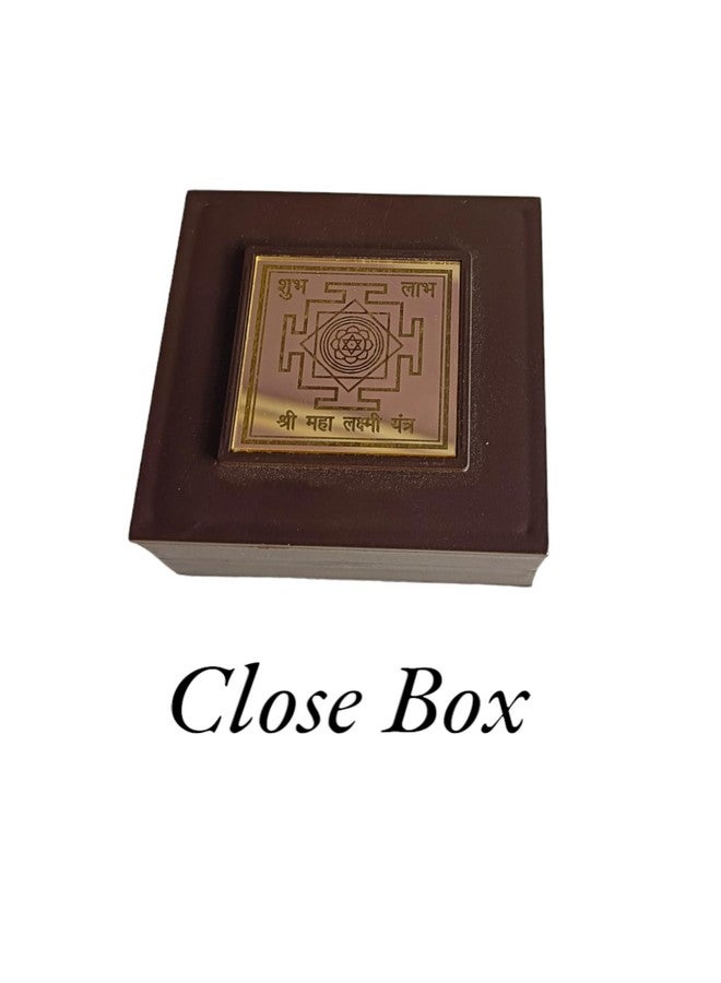 DK trades Gold Coated Ganesh Laxmi Sarswati for Diwali Pooja Box Premium Gold Laxmi Ganesh Sarswati for Diwali Pooja Box| Pocket Temple Laxmi Ganesh Sarswati with Charan Paduka |Unique Home, Office - Image 4