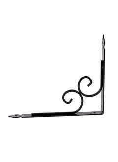 LAWAZIM Iron Shelf Brackets Butterfly Shape Black- Heavy Duty Metal Mounting Wall L Shaped Corner Brace Support with Sleek Modern Design -Ideal for Kitchen, Bathroom, Living Room, and Office  - Image 3