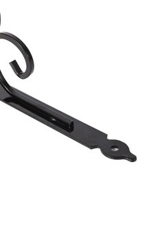 LAWAZIM Iron Shelf Brackets Butterfly Shape Black- Heavy Duty Metal Mounting Wall L Shaped Corner Brace Support with Sleek Modern Design -Ideal for Kitchen, Bathroom, Living Room, and Office  - Image 5