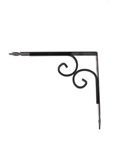 LAWAZIM Iron Shelf Brackets Butterfly Shape Black- Heavy Duty Metal Mounting Wall L Shaped Corner Brace Support with Sleek Modern Design -Ideal for Kitchen, Bathroom, Living Room, and Office  - Image 4