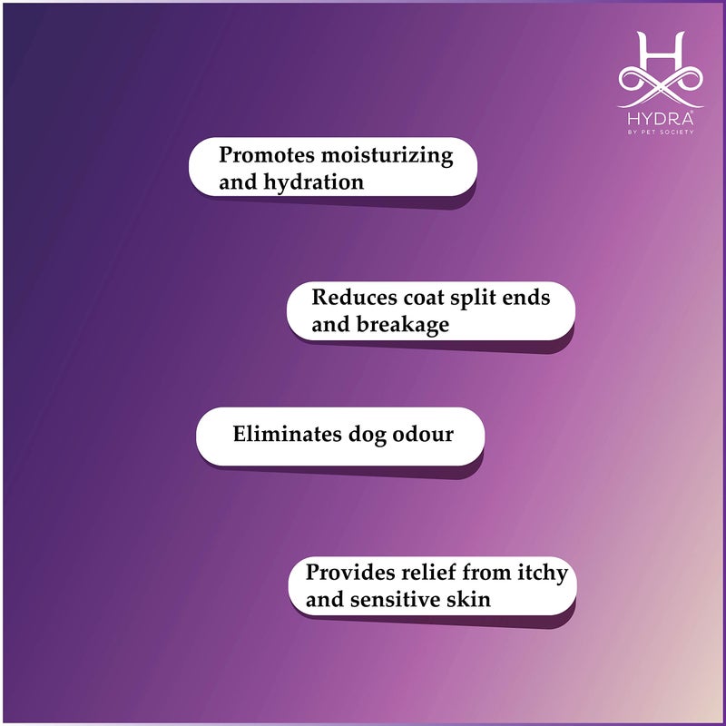 Hydra Groomer's Whitening Shampoo 5 Litre for Cats and Dogs Contains an Optical Brightener That Reduces The Yellowing of The Coat Oatmeal Extract Moisturizes and Softens The Coat - Image 5