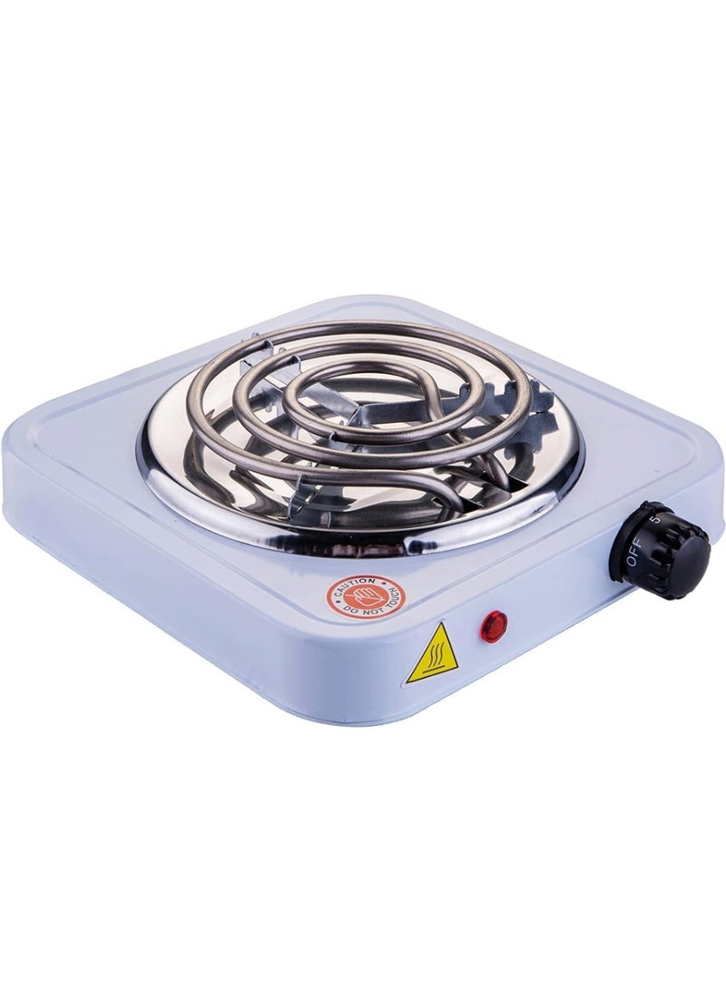 Mini Electric Stove, Single Stainless Steel Burner with Overheat Protection, Lightweight 1200W - Image 2
