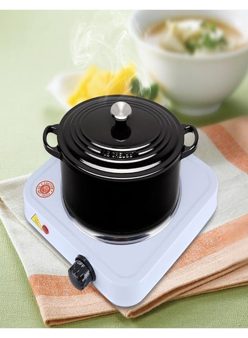 Mini Electric Stove, Single Stainless Steel Burner with Overheat Protection, Lightweight 1200W - Image 5