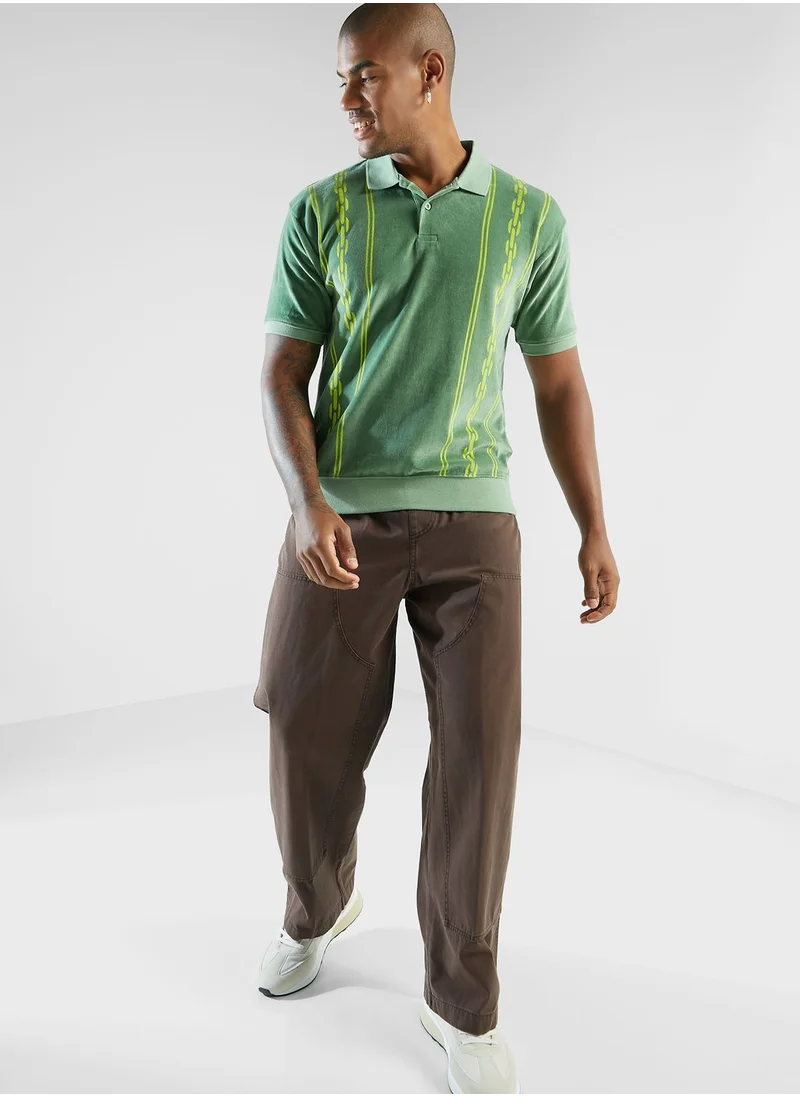 OBEY Pensa Velour Polo