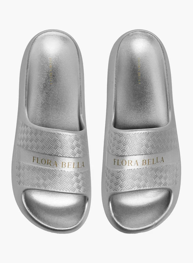 Flora Bella By Shoexpress Flora Bella Women Logo Print Slides